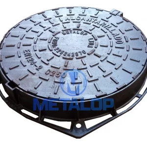Tapa Alcantarillado Fierro Dúctil C250 Nch 2080