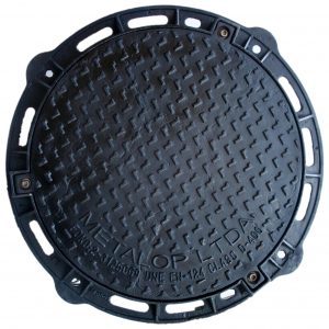 Tapa Alcantarillado Fierro Dúctil Tipo Estanca D400