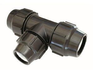 TEE REDUCCIÓN HDPE COMPRESIÓN