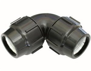 CODO 90º HDPE COMPRESIÓN