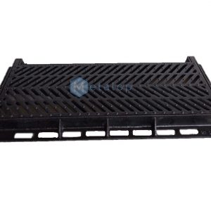 Rejilla 98 x 41 Fierro Dúctil C250 tipo Cola de Pez p/ Ciclovia