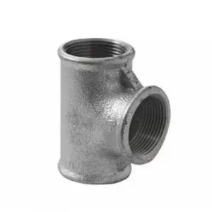 TEE AC. GALVANIZADA ASTM A-197 CLASE 150